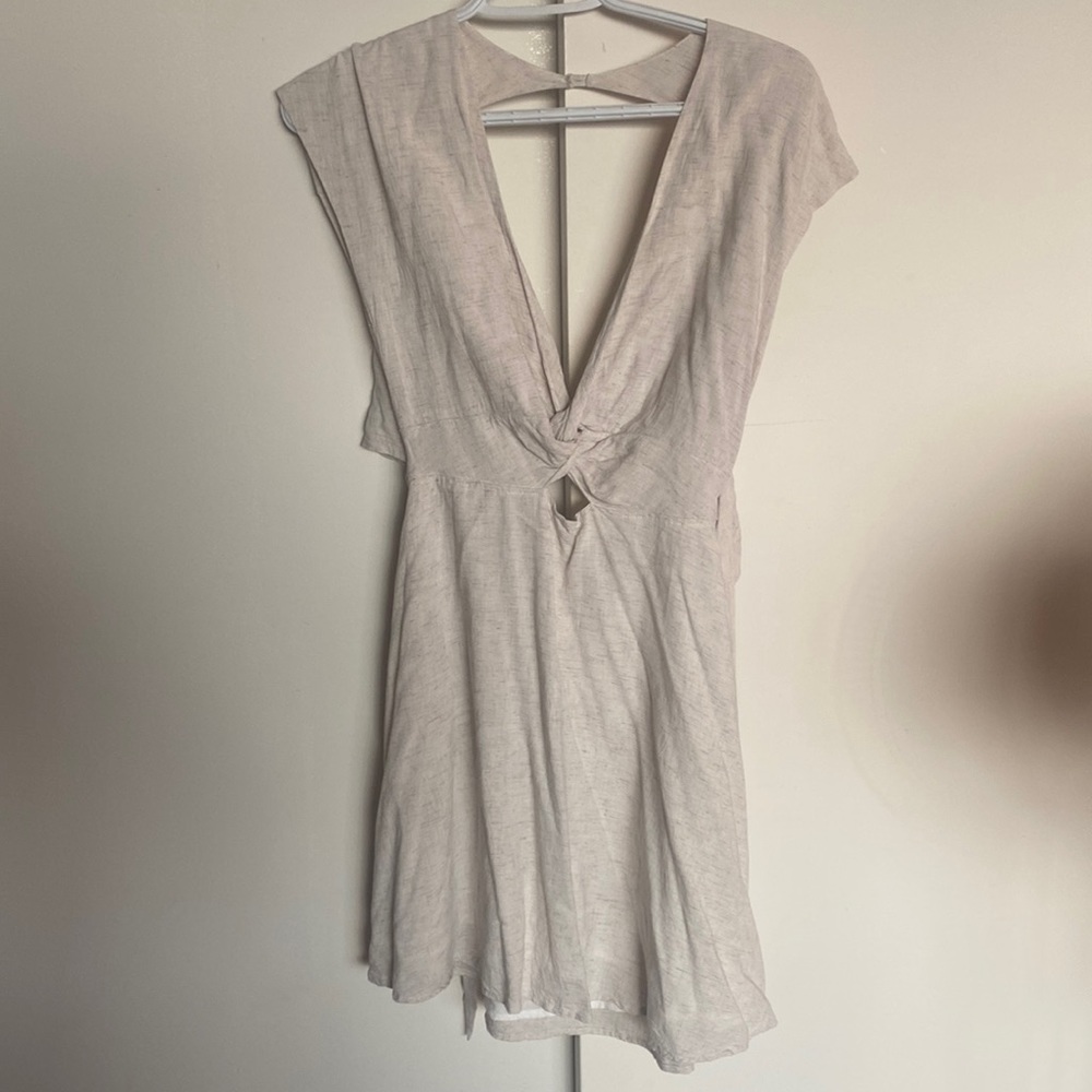 ROWIE mini linen dress